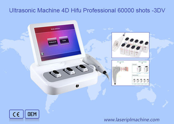 Harga yang bagus 10000 Shots Ultrasonic Facial 2000W 4MHz 220V 3D HIFU Machine on line