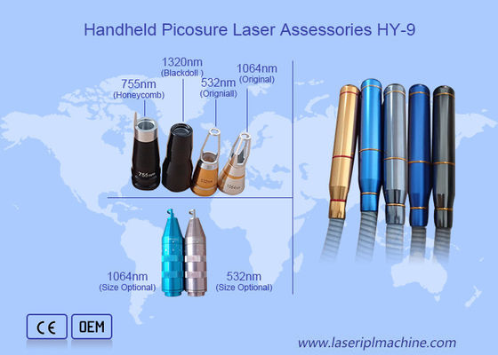 Harga yang bagus Nd Yag Shrink Pore 532nm 1032nm Penghapusan Tato Genggam Asesoris HY-9 on line