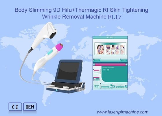 Harga yang bagus Mesin Ultrasound Lift 2 In 1 9D 4D Untuk Penghilang Kerut on line