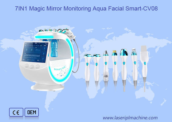 Harga yang bagus 7 In 1 Magic Mirror Monitoring Mesin RF Aqua Facial on line