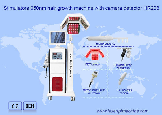 Perawatan Rambut Rontok Mesin Penumbuh Rambut Laser 808nm 90Hz