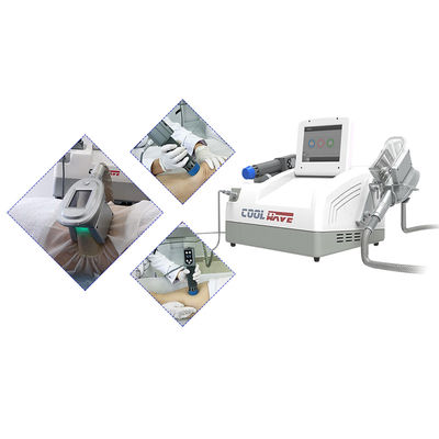 Harga yang bagus 2 Menangani Shock Wave Cryolipolysis Cavitation Mesin Pelangsing Tubuh on line