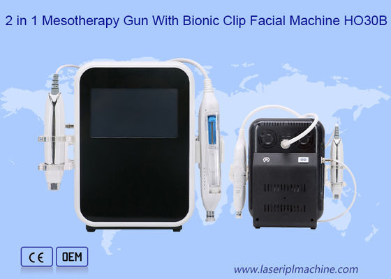 Harga yang bagus CE 2 In 1 2 In 1 Mesotherapy Gun Dengan Bionic Clip Facial Machine on line