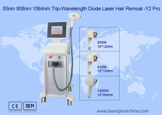Harga yang bagus 600W 10 Bars Macro Channel 808nm Diode Laser Machine Untuk Hair Removal on line