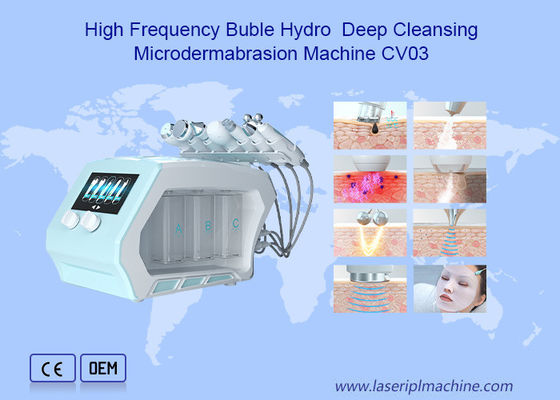 Harga yang bagus Oxygen Jet Peel 220v High Frequency Beauty Machine Deep Cleaning Anti Aging on line