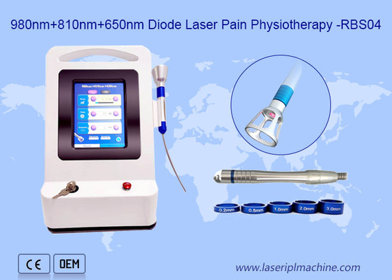 Mesin Penghilang Bulu Laser Dioda CE Klinik Portabel Menggunakan Penghapusan Vena Laba-laba 980nm