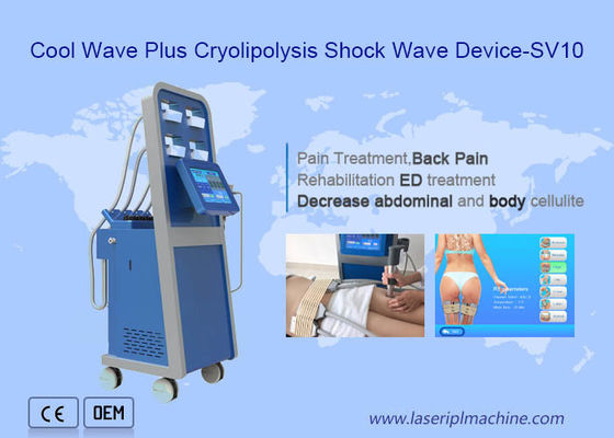 Harga yang bagus Cool Wave Plus Unit Terapi Shockwave Cryolipolysis Pelangsing Tubuh Kecantikan on line