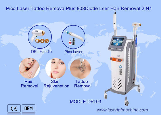 Harga yang bagus Pico 2 In1 Diode Laser Hair Removal Mesin Penghilang Tato Plus 808nm on line