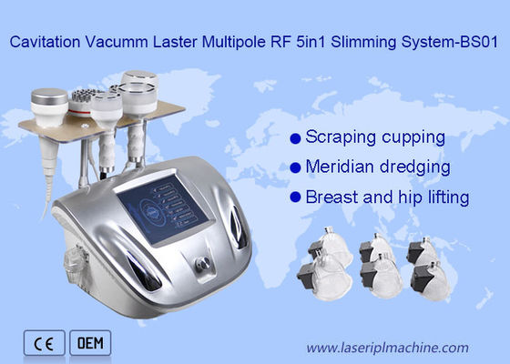 Harga yang bagus Vacuum Laster Multipole Cavitation Body Slimming Machine Rf 5 In 1 Beauty on line