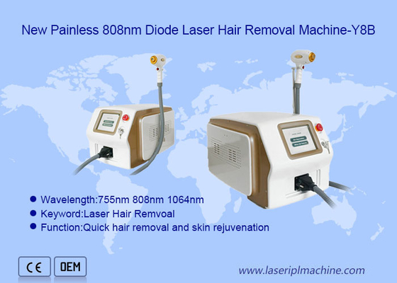 Penggunaan Klinik Mesin Penghilang Bulu Laser Dioda 808nm tanpa rasa sakit